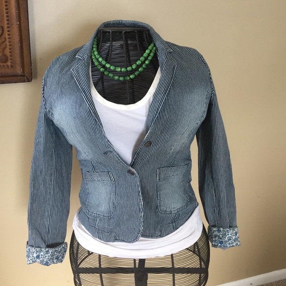 Jean pin stripe Blazer