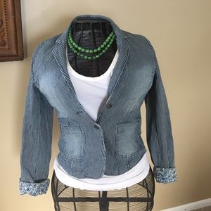 Jean pin stripe Blazer