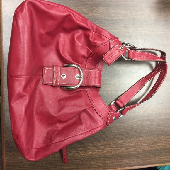 Coach Handbags - Red Coach Purse