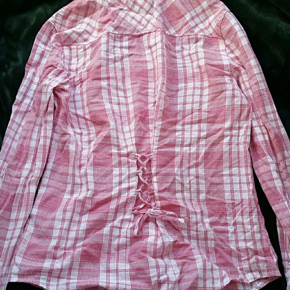 Plaid Long Sleeved Button Up - Picture 2 of 3