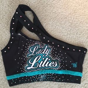 Cheer Extreme Lady Lilies uniform bra top