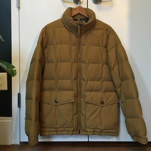 Jcrew men's puffer jacket.