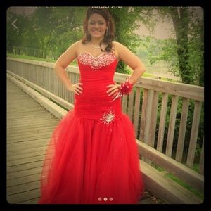 Beautiful mermaid corset gown