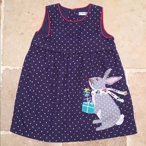 Mini Boden Navy Pinnie