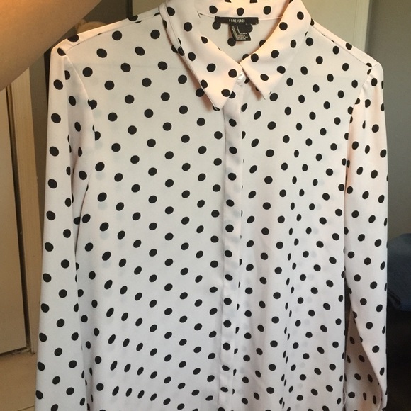 Forever 21 Polka Dot Shirt