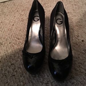 G by Guess Black 4 inch heels