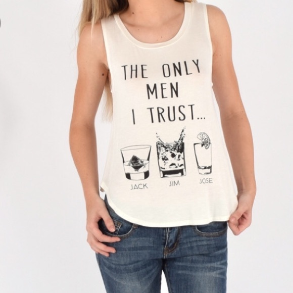 Cute white tank size small