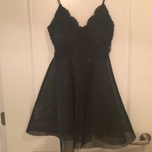 Black formal dress