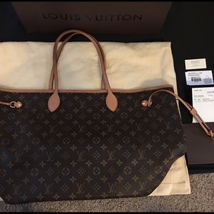 Authentic Louis Vuitton Neverfull GM Monogram