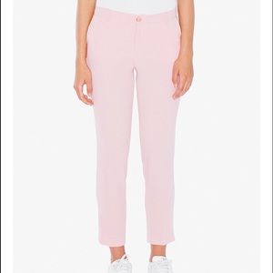 american apparel pink crepe trouser