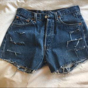 Levi's cutoff shorts