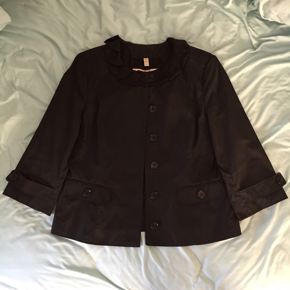 Burberry black jacket, size 10 - Picture 2 of 4