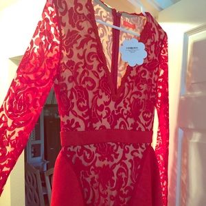 Red Banjul medium dress. Never been worn.