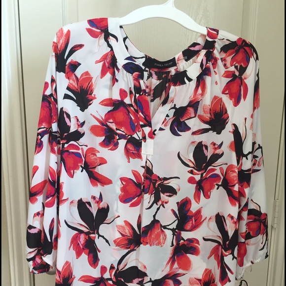 Ivanka Trump floral top