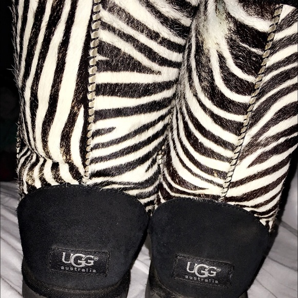 Zebra Printed Uggs