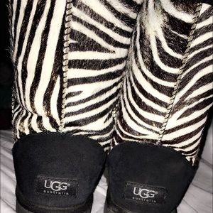 Zebra Printed Uggs