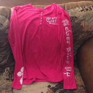 Cowgirl Tuff Co. Pink long sleeve