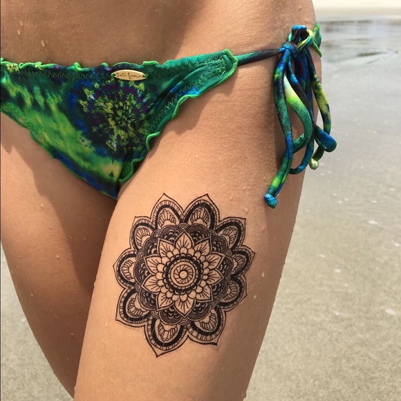 Large Mandala Temporary Tattoo