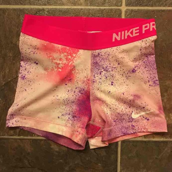 NWOT Pink Galaxy Nike Pros