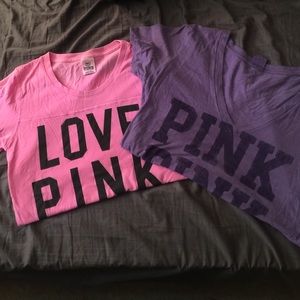 PINK by Victoria's Secret t shirt bundle!