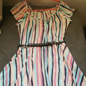 Never worn xs LC lauren conrad striped dress!