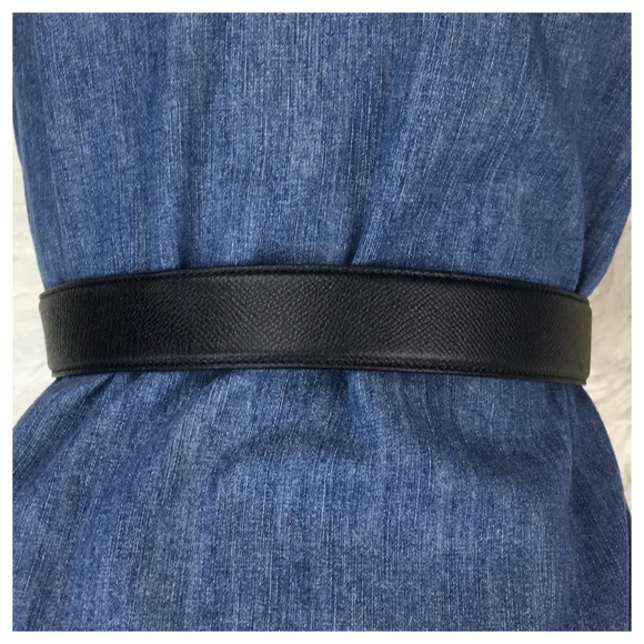 BVLGARI BLACK LEATHER BELT main image 5