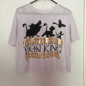 Lion King crop top