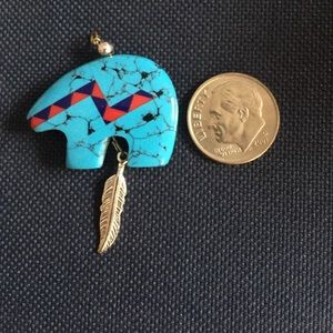 DO NOT PURCHASE Zuni style turquoise bear