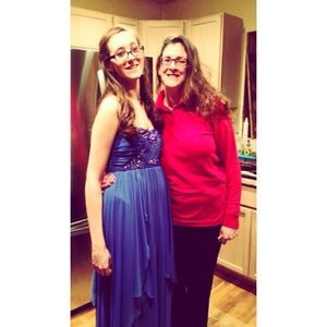 Formal Long Blue Dress