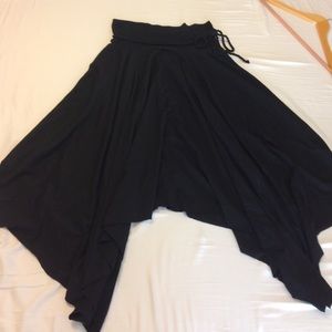 Black Asymetrical Skirt