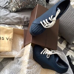 Louis Vuitton Perforated wedges *BRAND NEW*RARE*