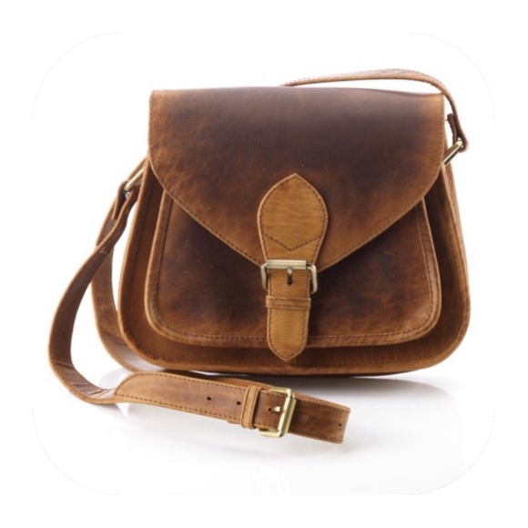 🍃💕JOYN All Leather Messenger Crossbody Bag - Picture 2 of 5
