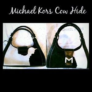 MICHAEL KORS cow hide purse