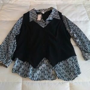 Blouse with tags