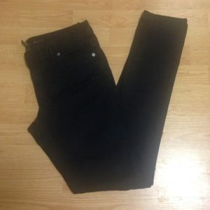 Mossimo Premium Denim Black Skinny Jeans Size 10L
