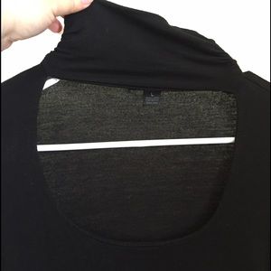 Forever 21 black cut out top