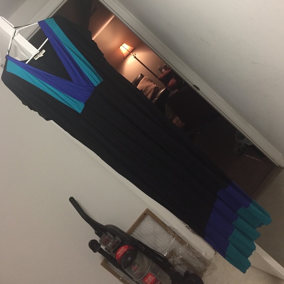 Black maxi dress