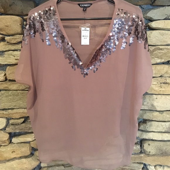 Sequined Embellished Blouse