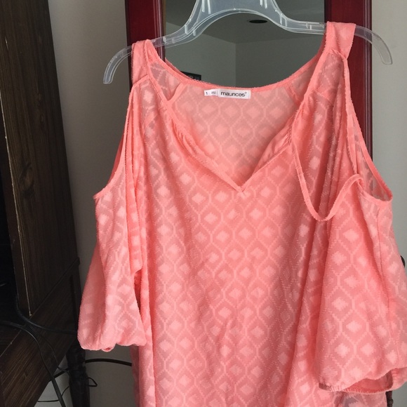 Open shoulder top.