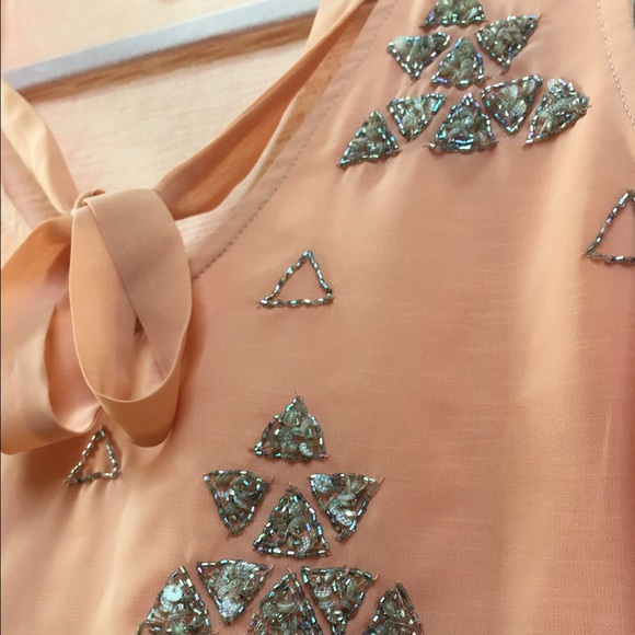 Anthropologie Akemi + Kin Devon Beaded Tank Size S - Picture 3 of 4