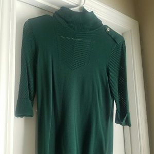 Green White House Black Market sweater