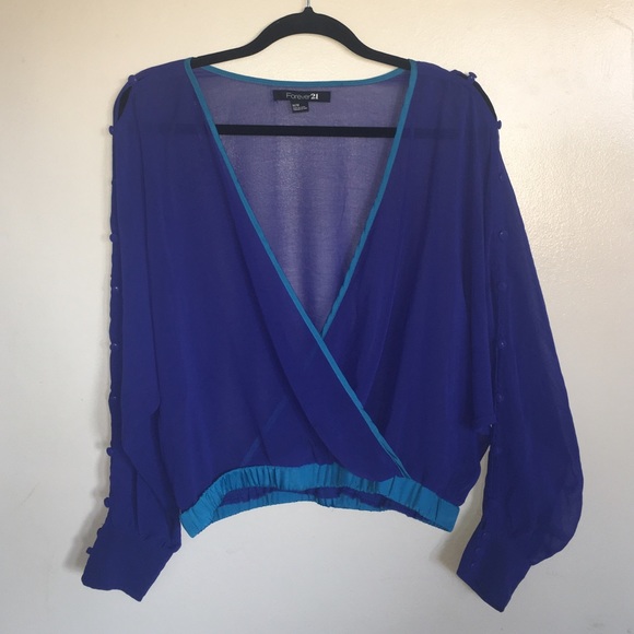 Sheer forever 21 blouse