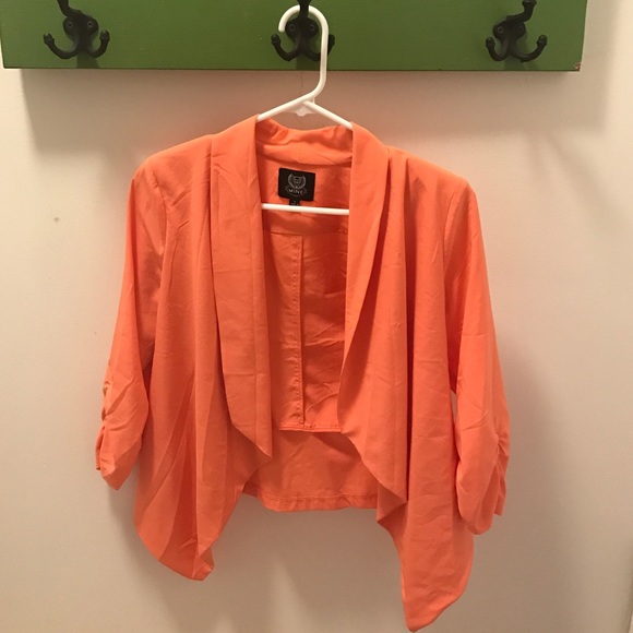 Peach cardigan