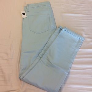 Light Blue GAP Skinny Crop Jeans Size 6 Tall