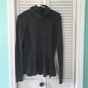 Peplum soft sweater