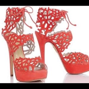 NIB Charlotte Olympia Goodness Gracious Reef sz 39