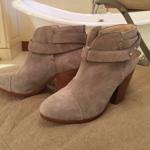 Rag & Bone Harrow bootie,, size 7, gray/taupe