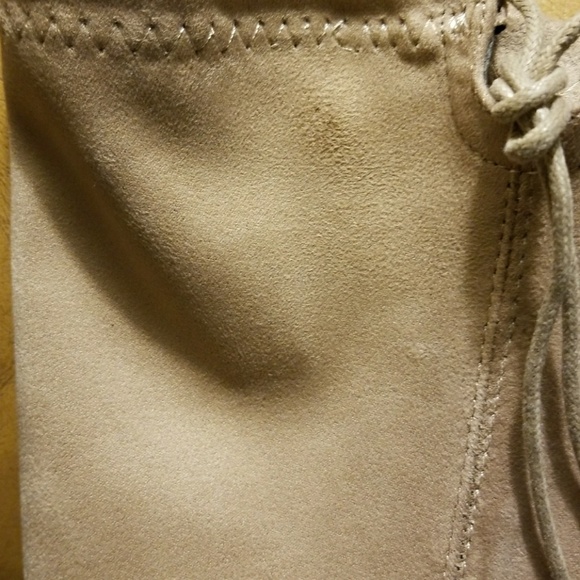 🆕Chestnut Brown Highland Over The Knee Stretchy Suede Hiline Thigh High Boots - Picture 9 of 9