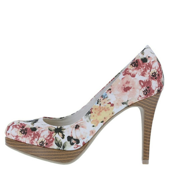 Floral Print Heels