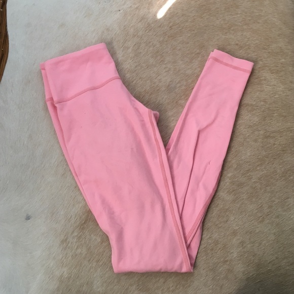 Lululemon Athletica Wunder Under Pink Leggings
